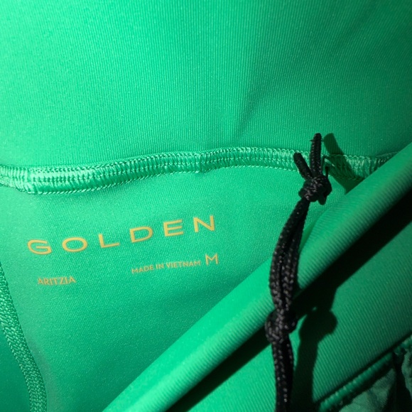 Aritzia Golden Vibrant Green Tennis Mini Skirt - Picture 6 of 7